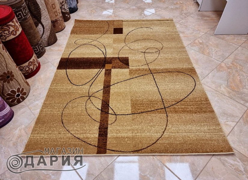 Тъкан персийски килим Blue stones 3578 beige